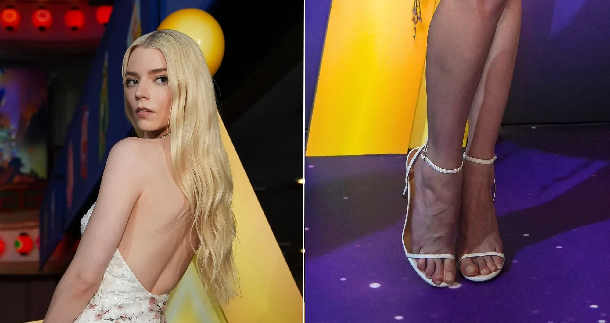 Anya Taylor-Joy: Elegancia en Sandalias Jimmy Choo en la Premiere de 'Super Mario Galaxy'