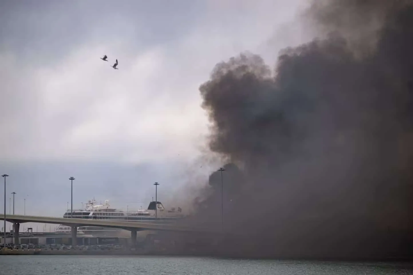 Barcelona Port Fire: Containers Ablaze and Alert Issued