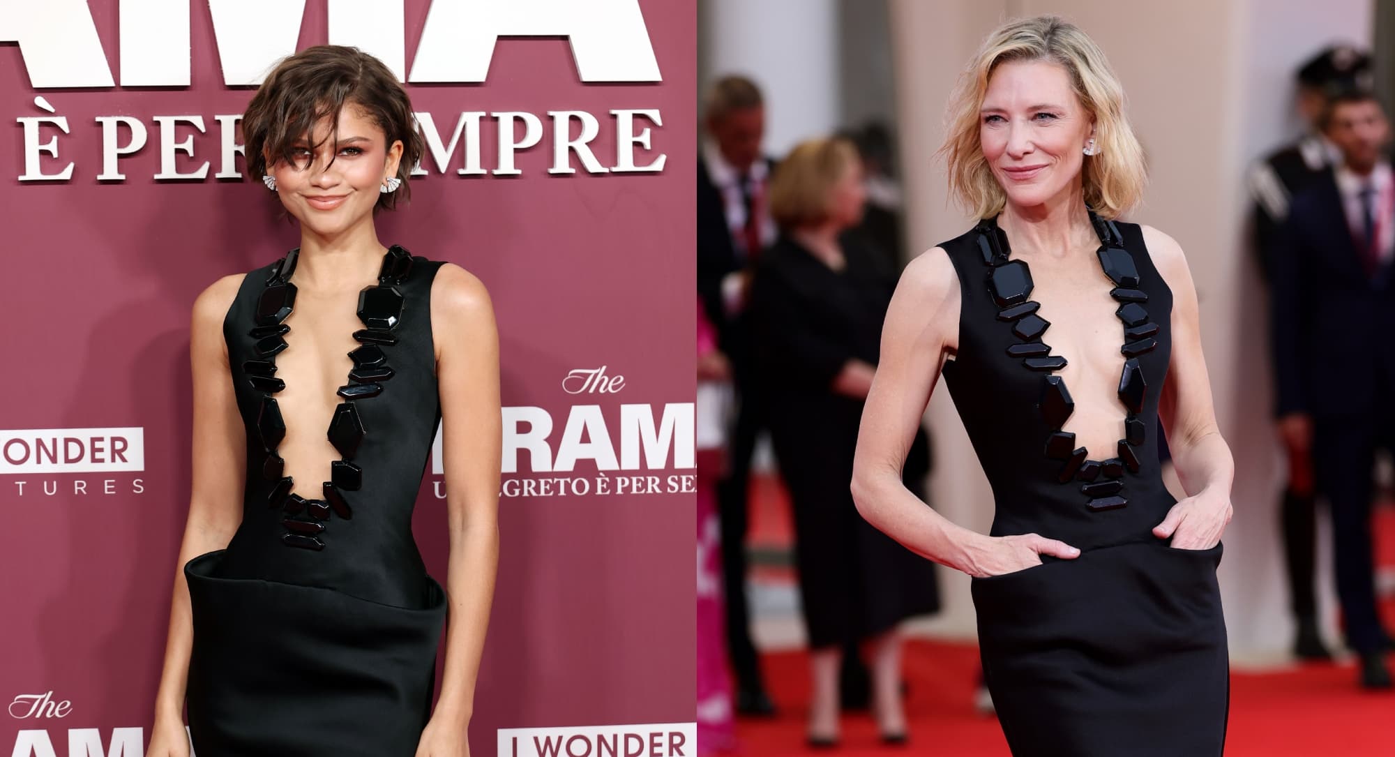 Zendaya Deslumbra: El Vestido 'Prestado' de Armani Privé que Compartió con Cate Blanchett