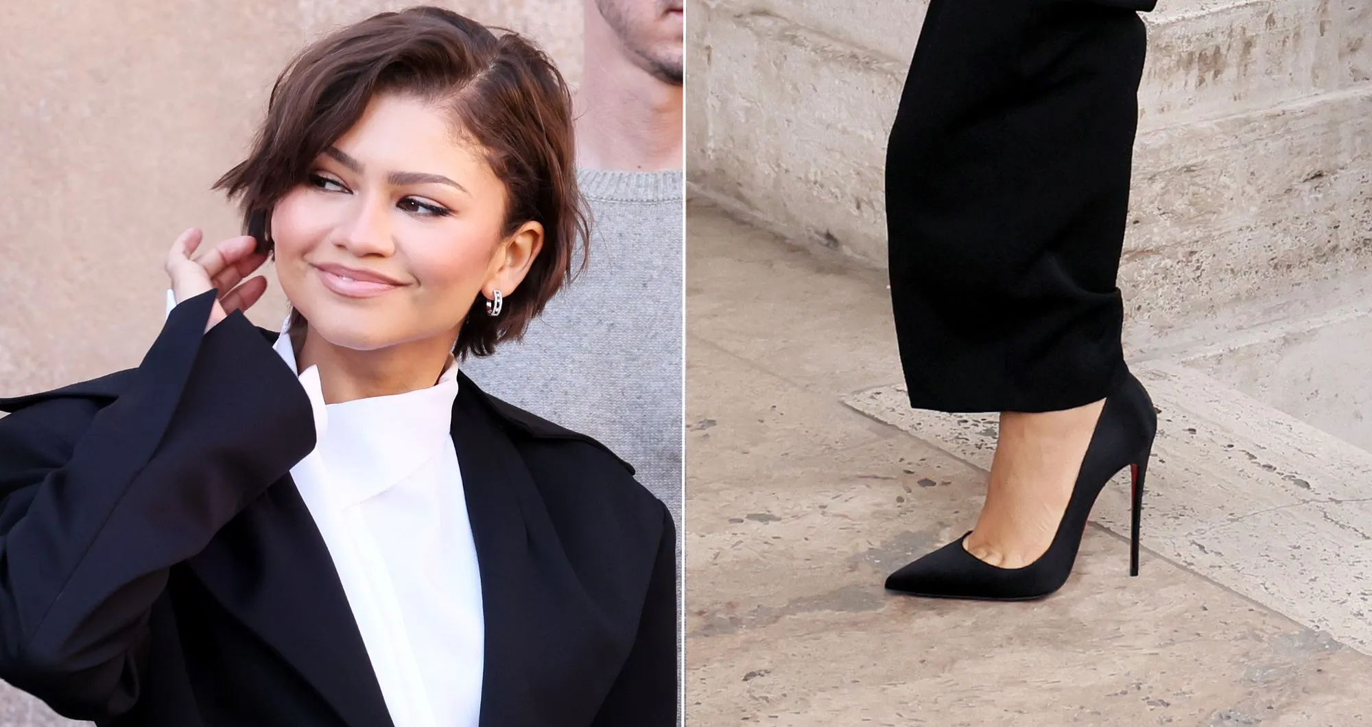 Zendaya Rompe con el Blanco Nupcial: So Kate Negras en Roma