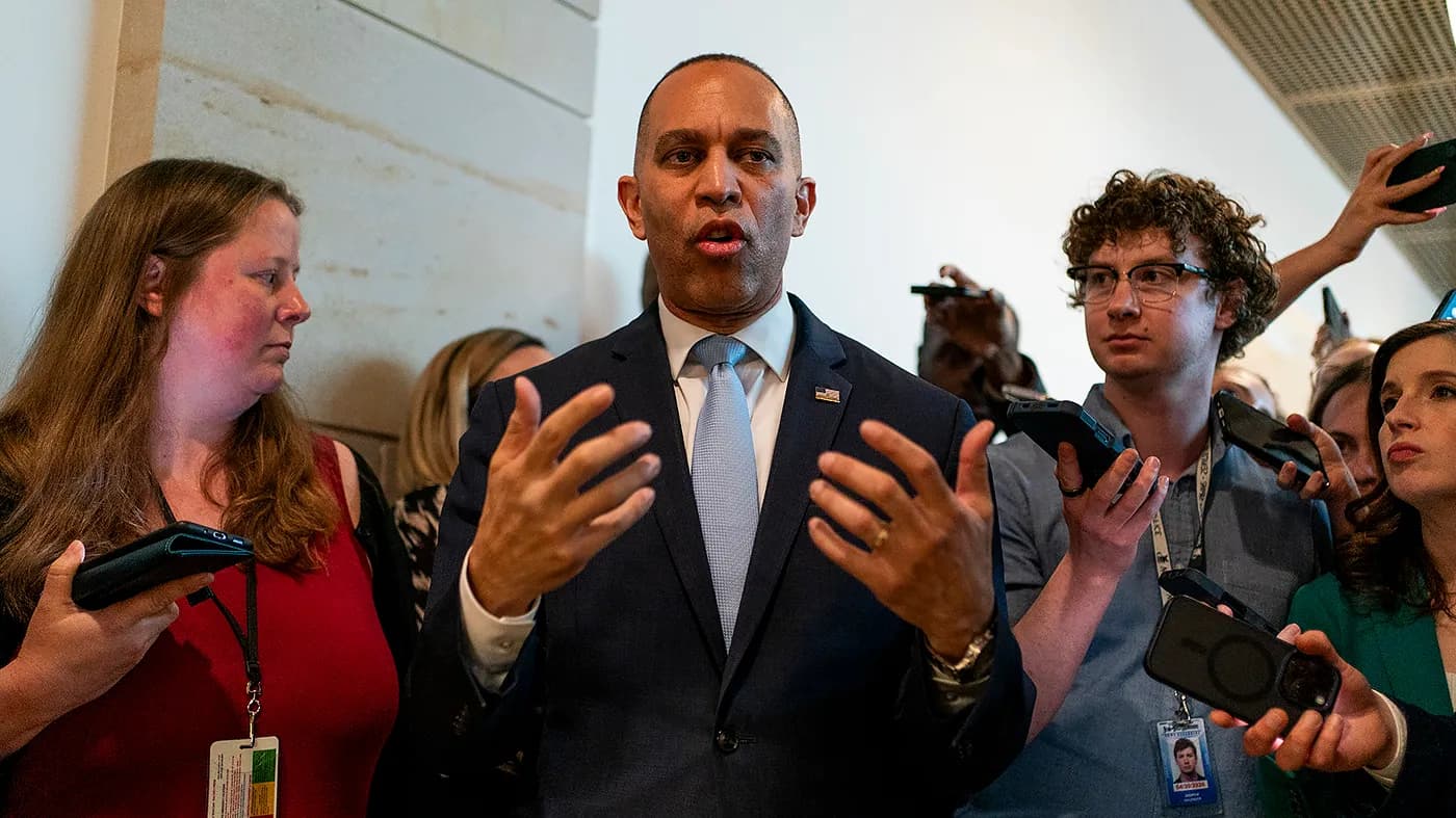 Democrats Blast Johnson Over DHS Bill Rejection, Govt Shutdown Looms Democrats Blast Johnson Over DHS Bill Rejection, Govt Shutdown Looms